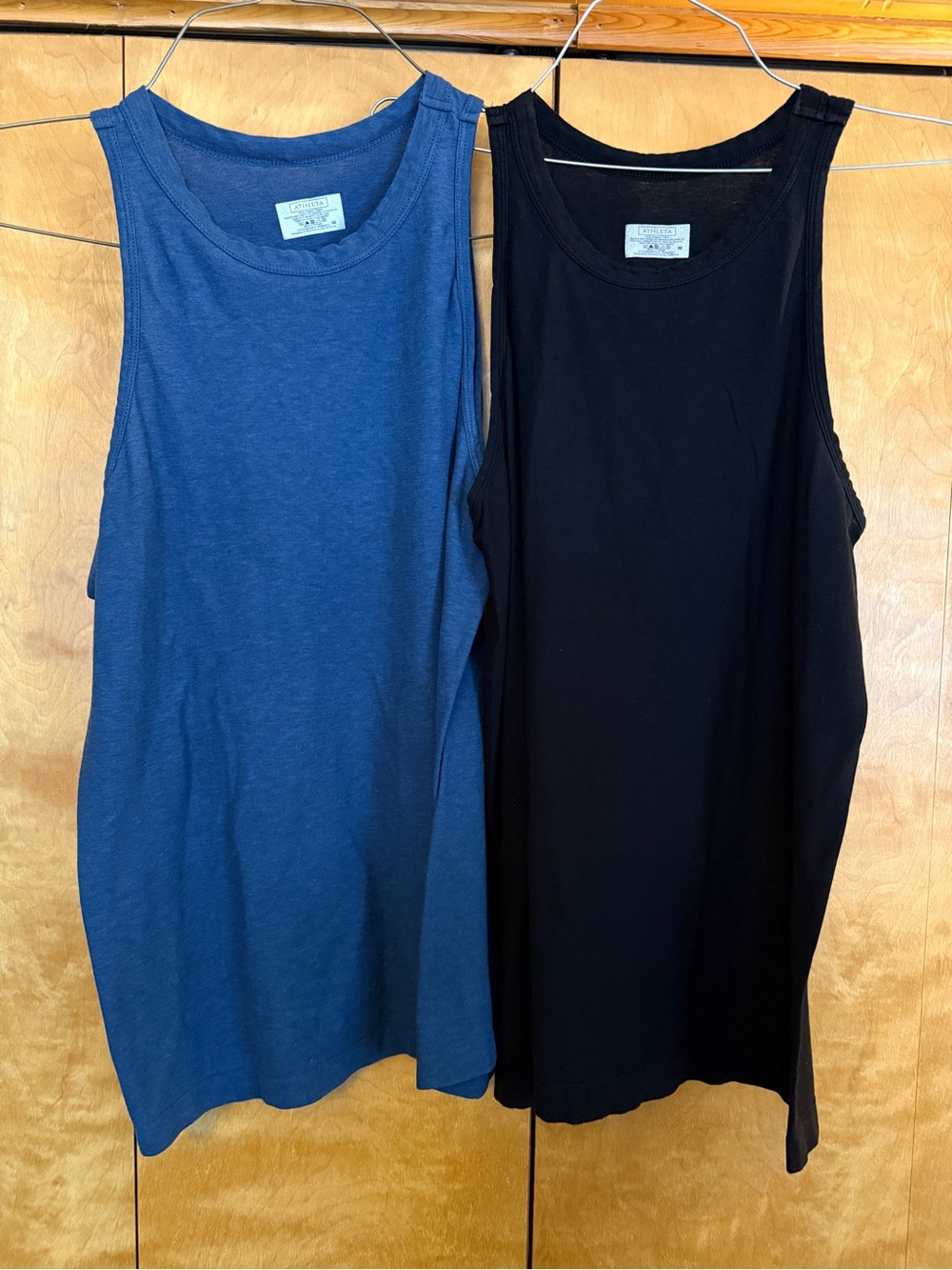 Bundle - Athleta 100% Organic Cotton Tank Tops Size medium